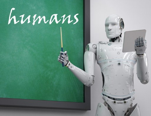 Robot teaching AI for education