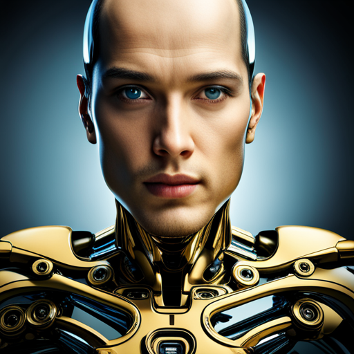 Robot man created bt Jasper Art AI tool