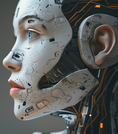 AI Chatbot development robot girl
